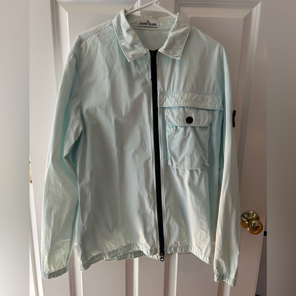 Stone Island Washed Canvas over shirt / Zip up jacket. Size XL Men’s. - Picture 3 of 8